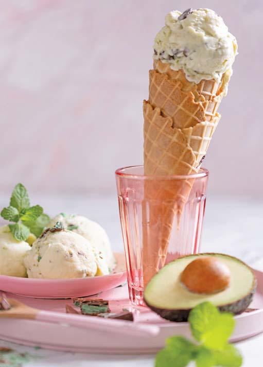 Peppermint Crisp avo ice cream
