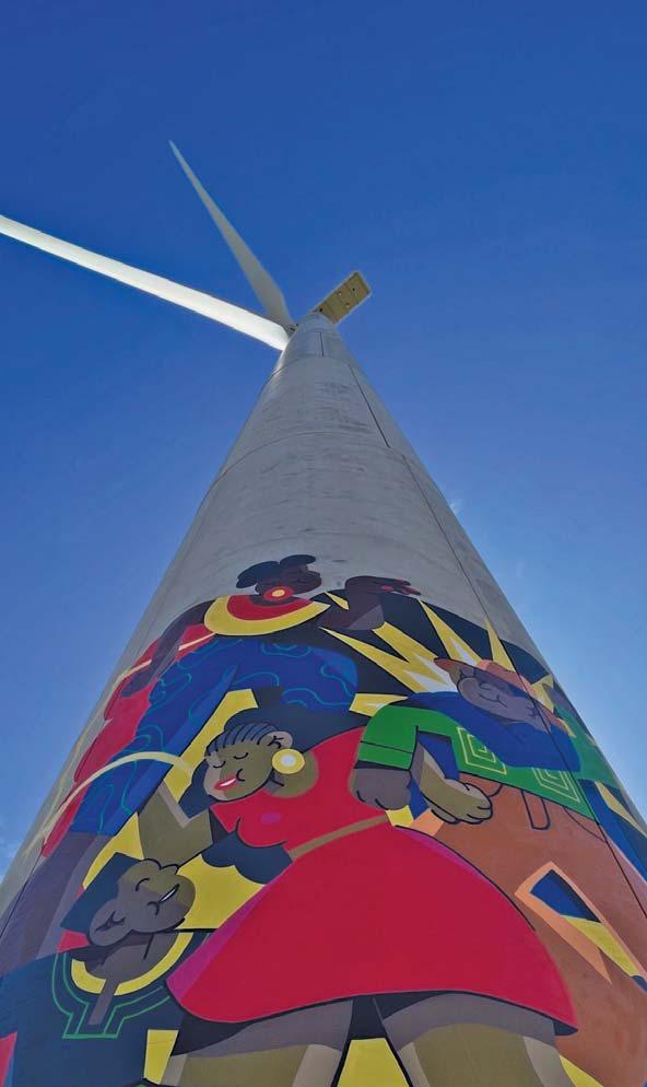 Impofu Wind Farm becomes a canvas for community connection through Enel's Blowing Art Initiative