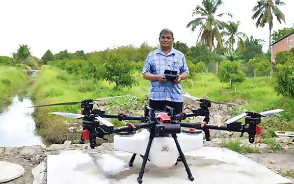Vietnam's durian farmers power up with XAG drones