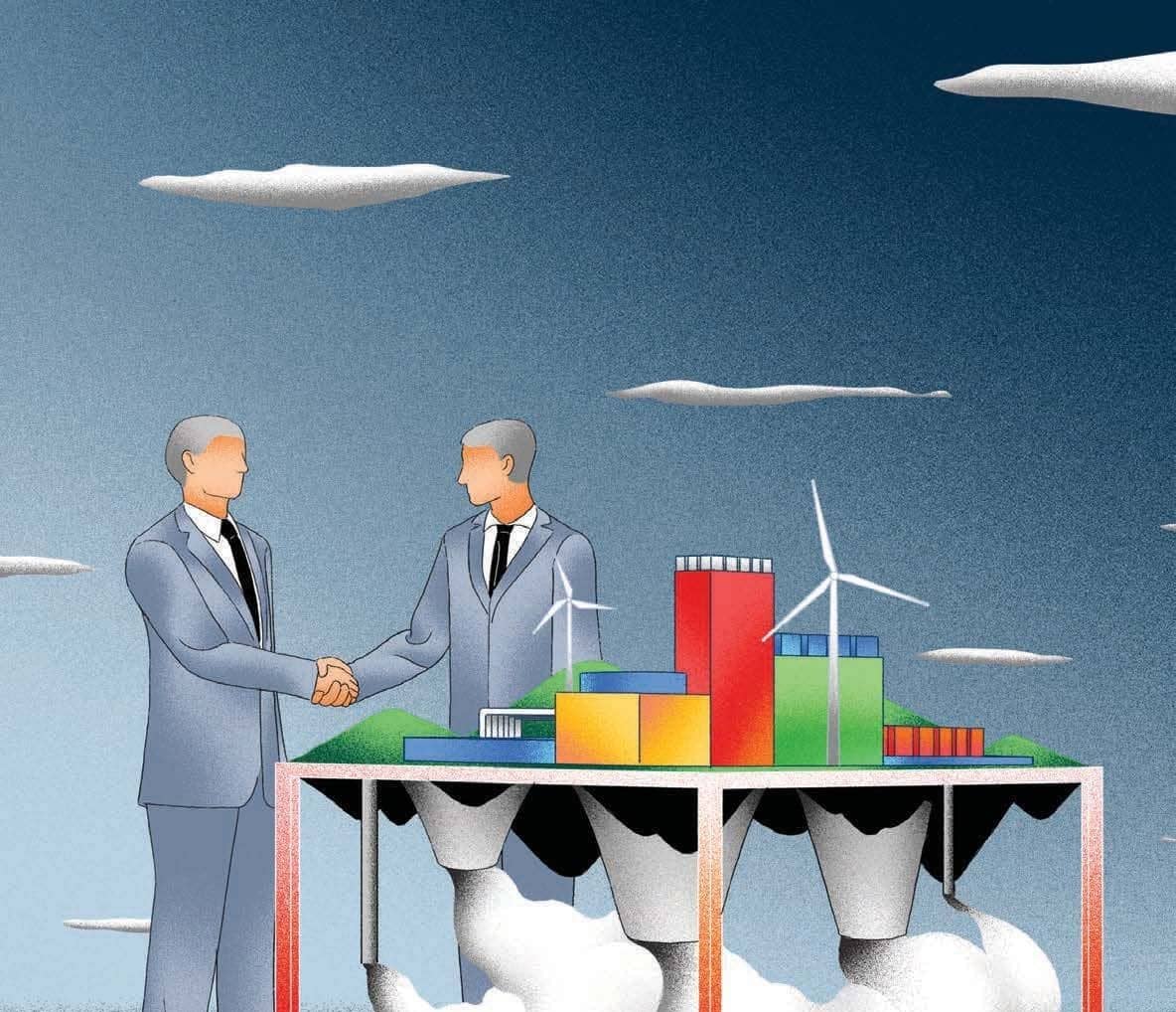 Who Pays to Make Big Tech Green?