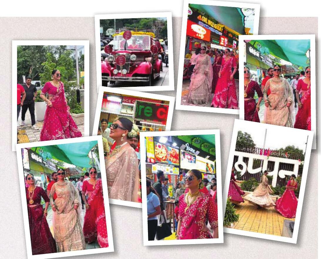 A vintage car, three brides, and a citywide soft launch