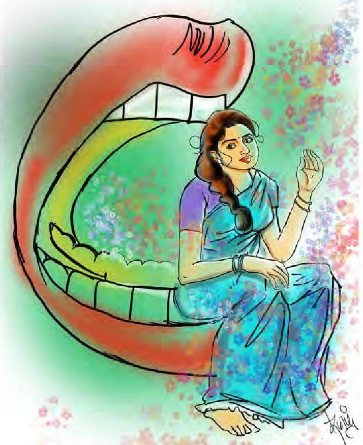 மலரின் மென்மை நாவினிலே!