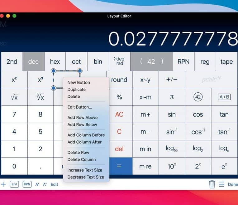 PCalc 4.9