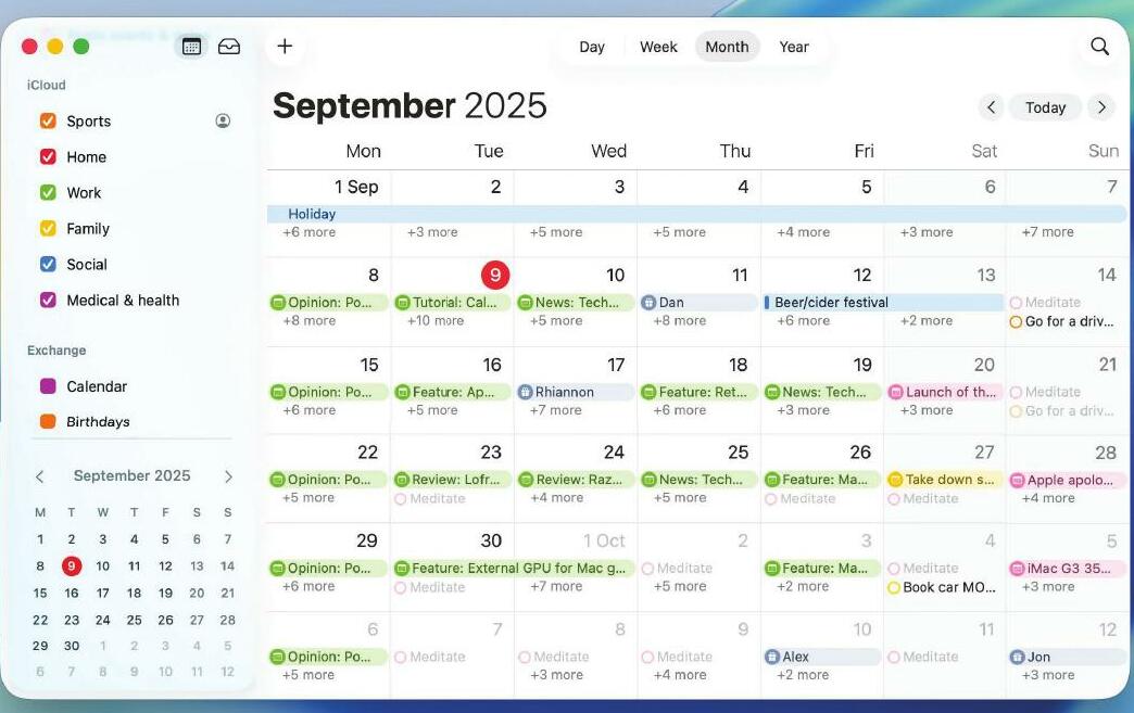 Stay on top of events