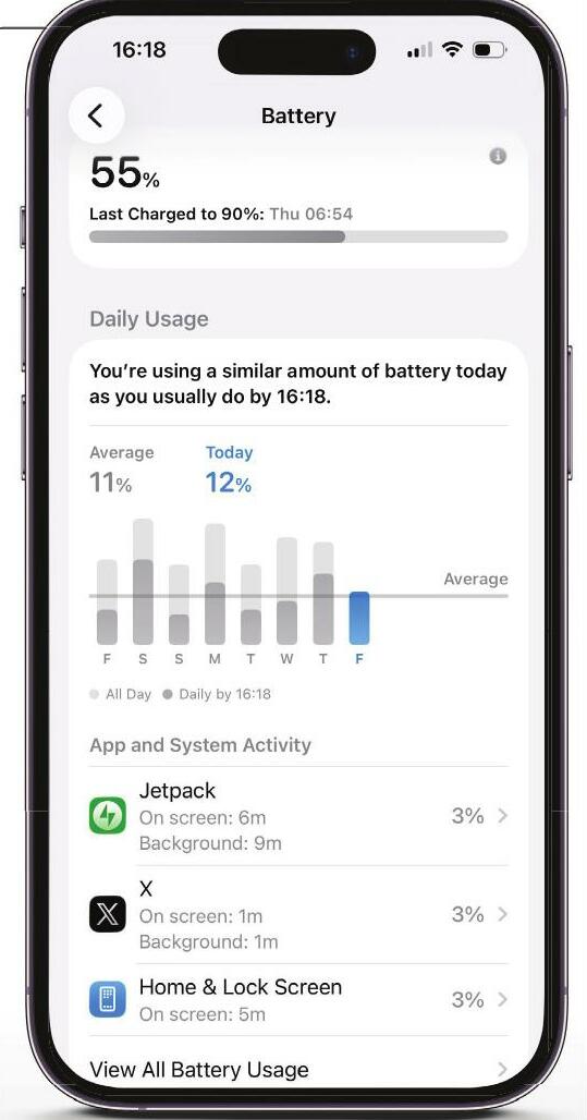 Extend iPhone battery life