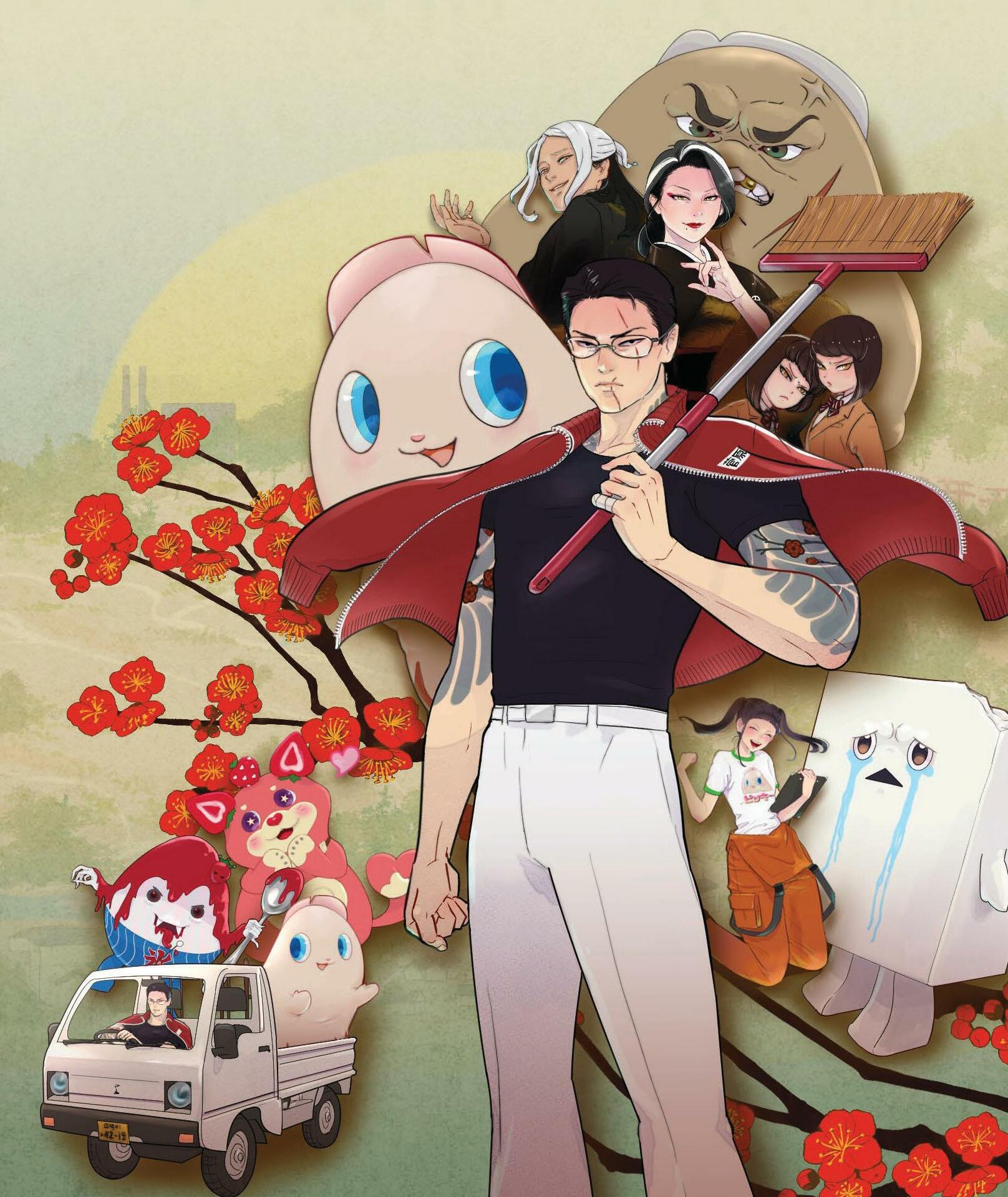 DRIVING AROUND ODDBALL JAPAN IN PROMISE MASCOT AGENCY