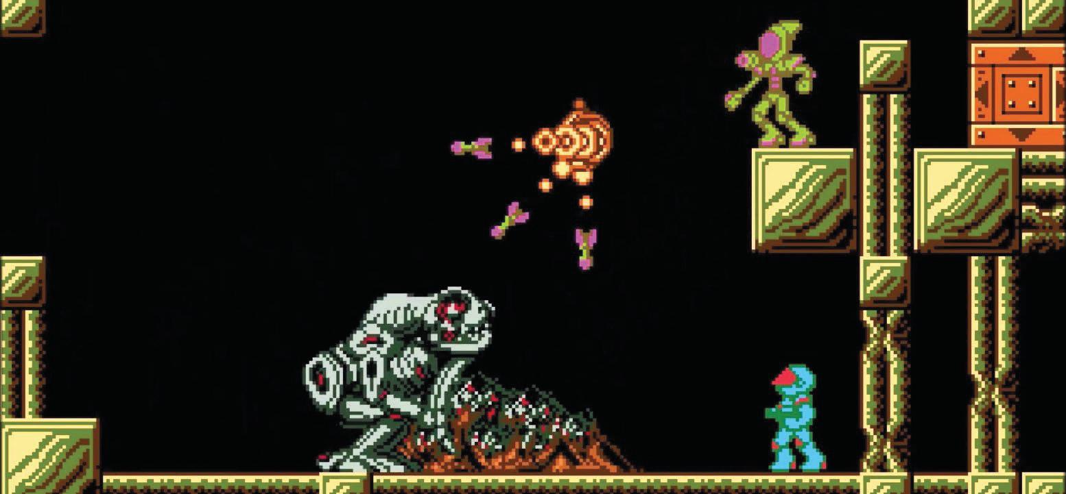 "I've been getting my arse kicked by this fusion of NES-era Metroidery"