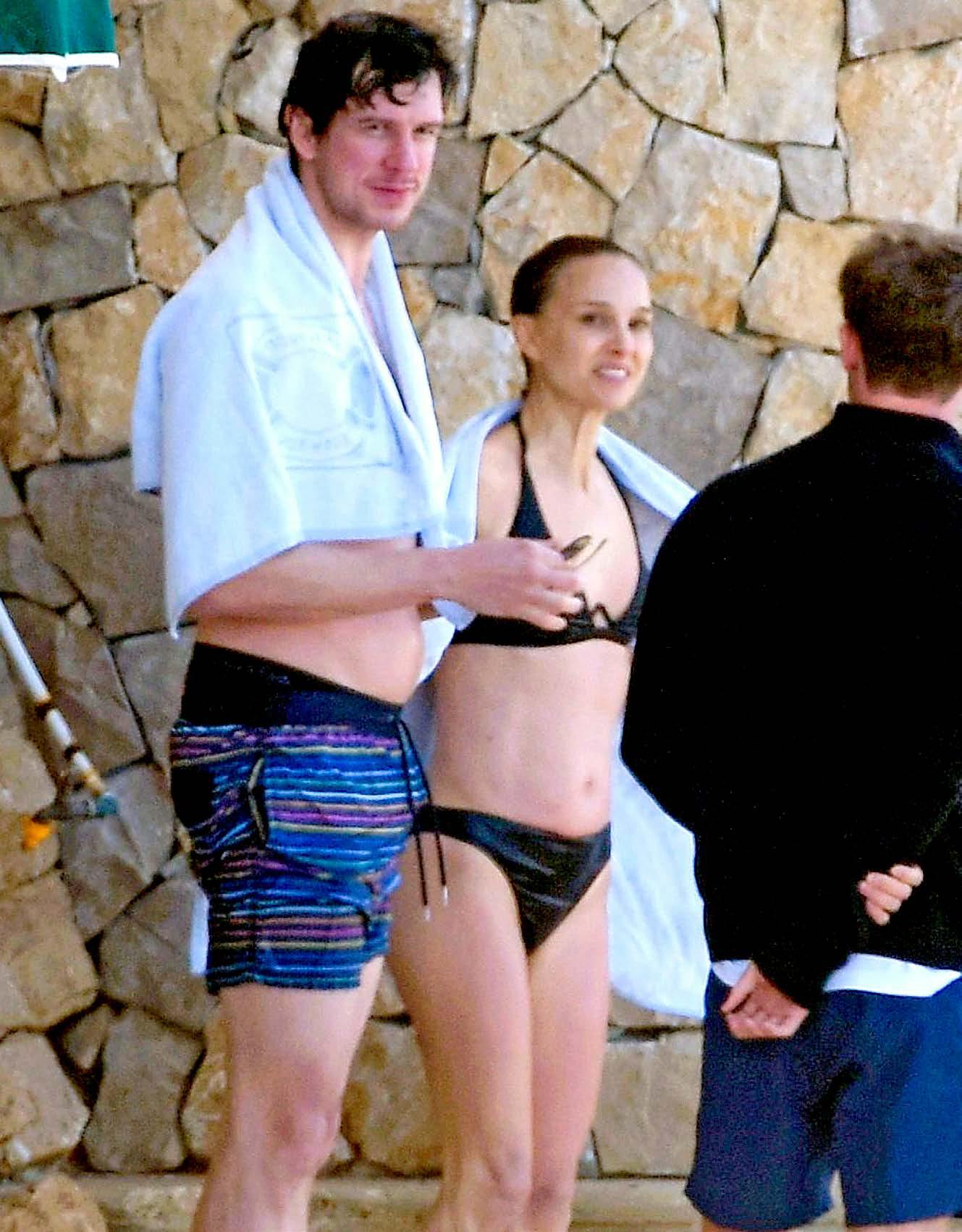 NAT & MYSTERY MAN...make a splash!