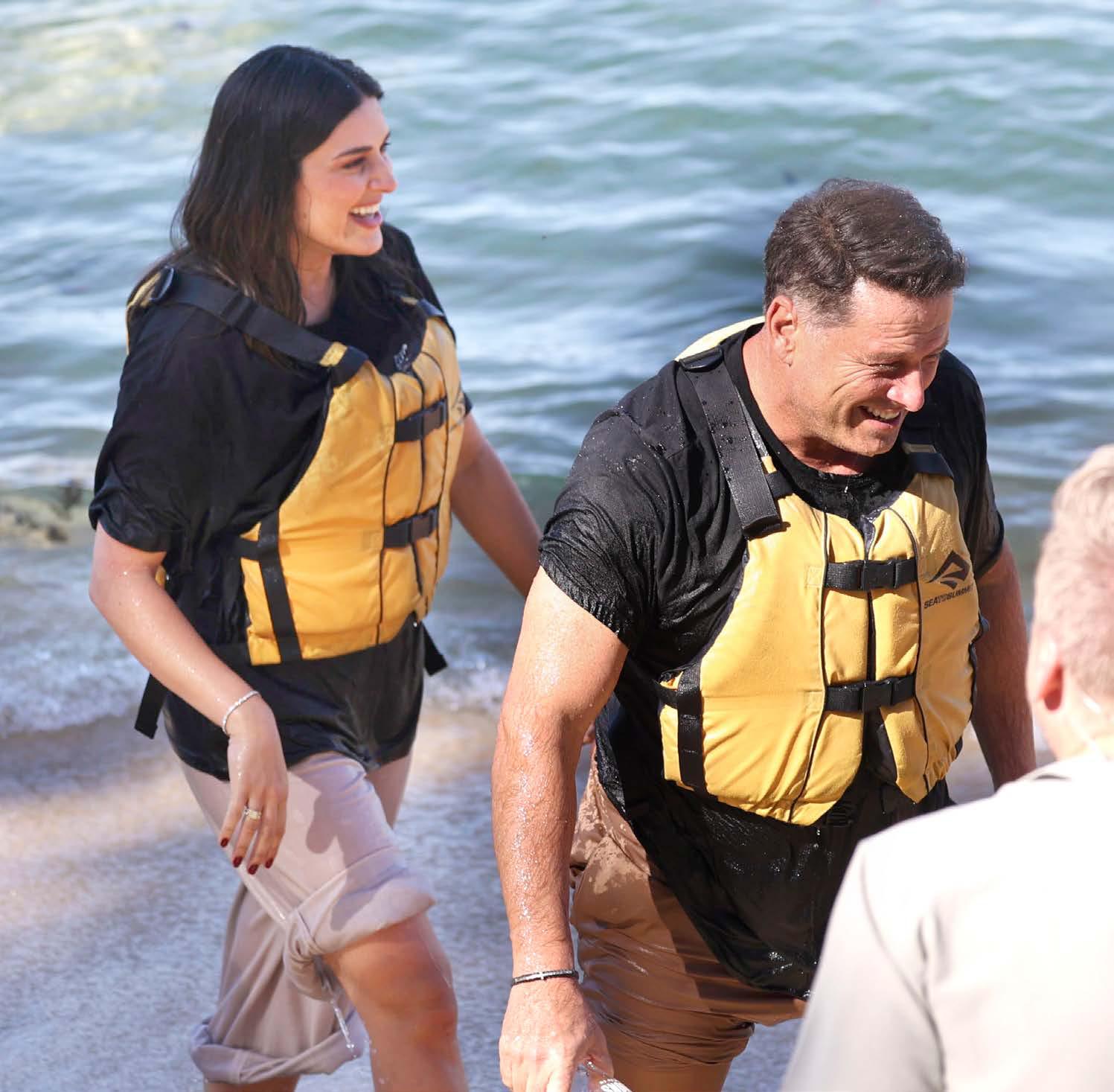 Karl & Sarah SEAS-ING THE DAY!