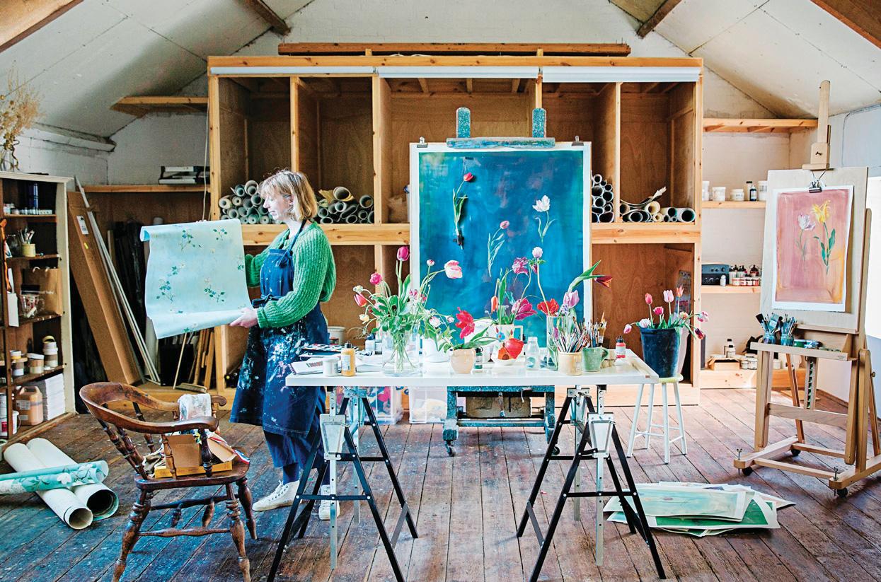 'Handpainting my designs, I feel truly creative'