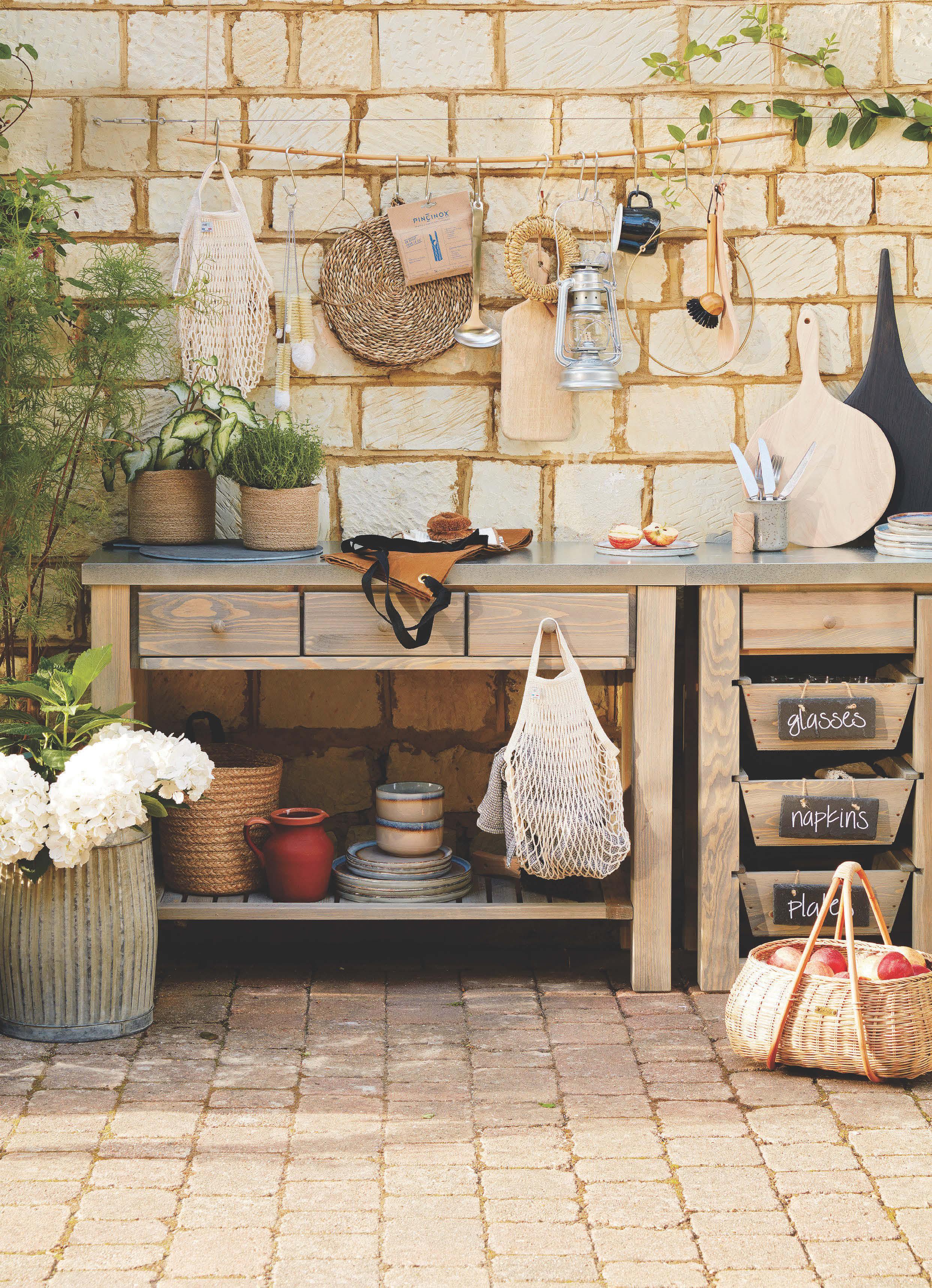 Outdoor kitchen on a budget