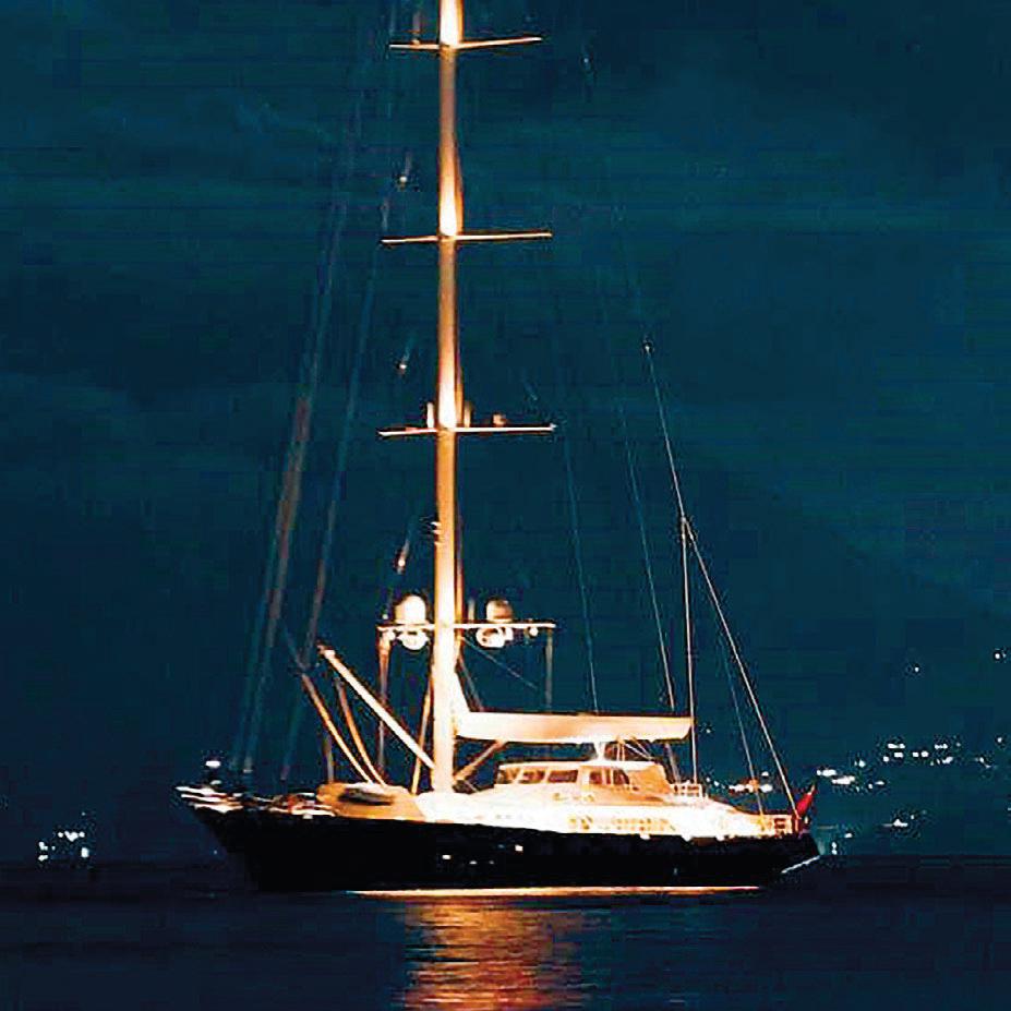 The first official account of the sinking of the Bayesian superyacht