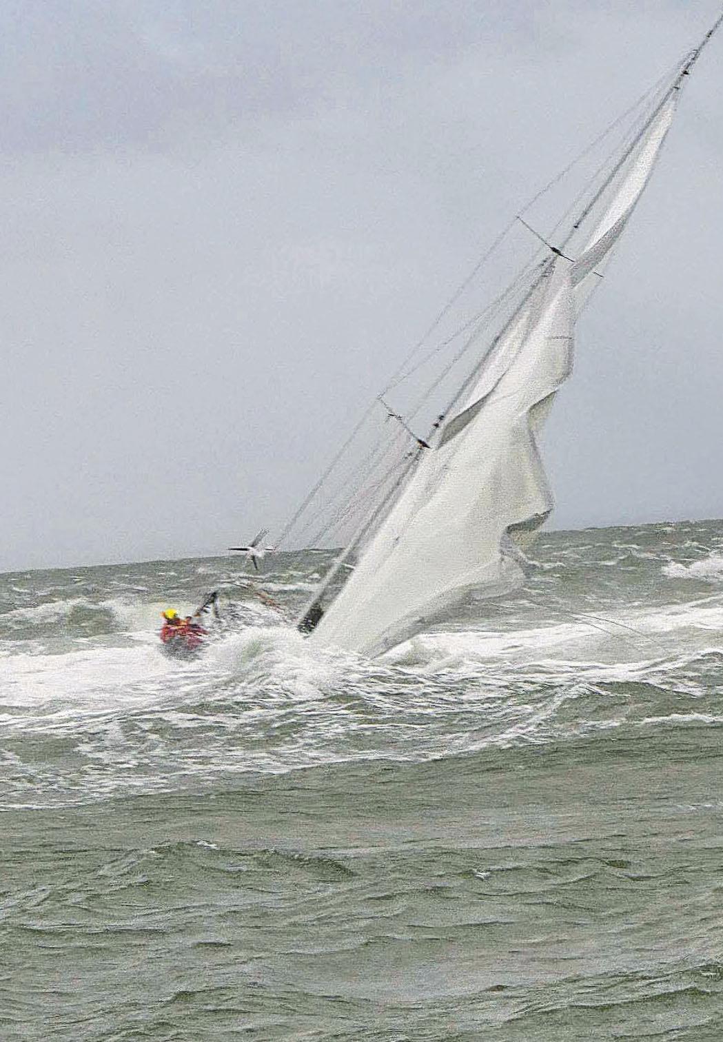 Four sailors rescued from the sea in 'dramatic' incident