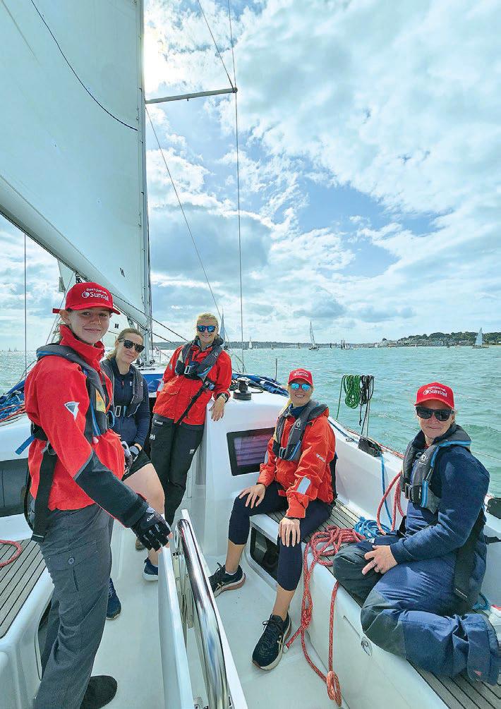 Sunsail and RYA bring an all-female crew to Cowes Week