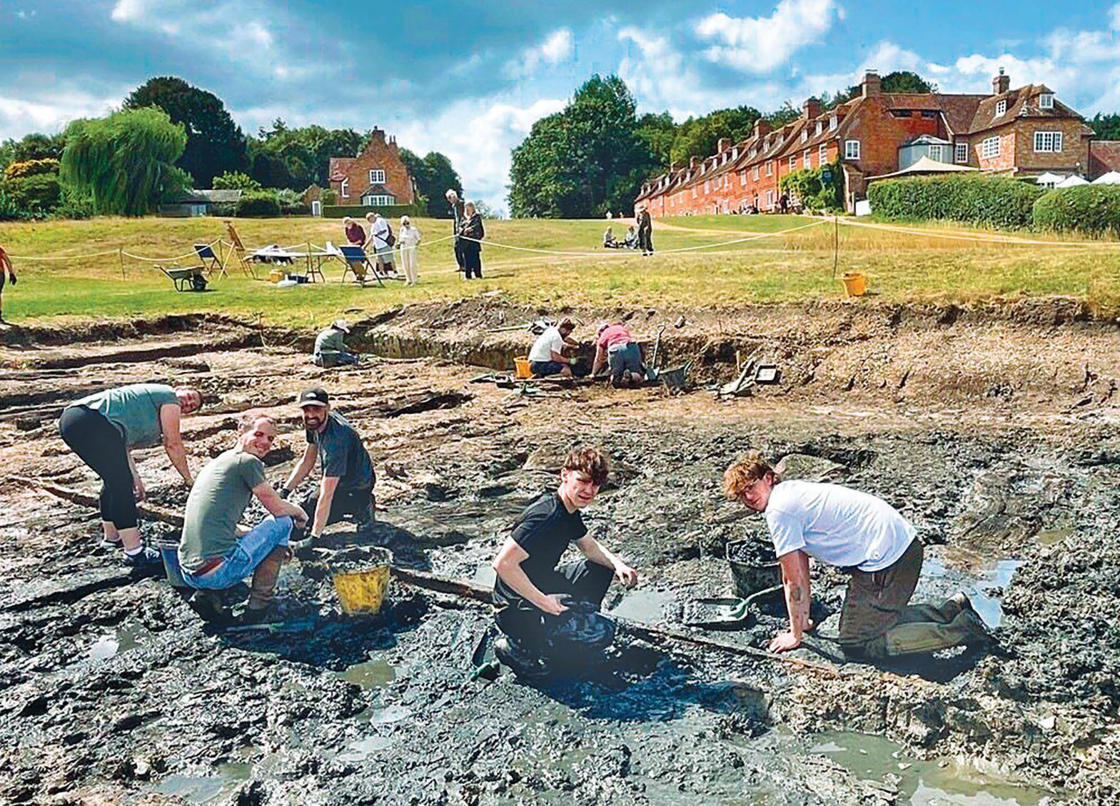 18th-century slipway revealed at Buckler's Hard archaeological dig