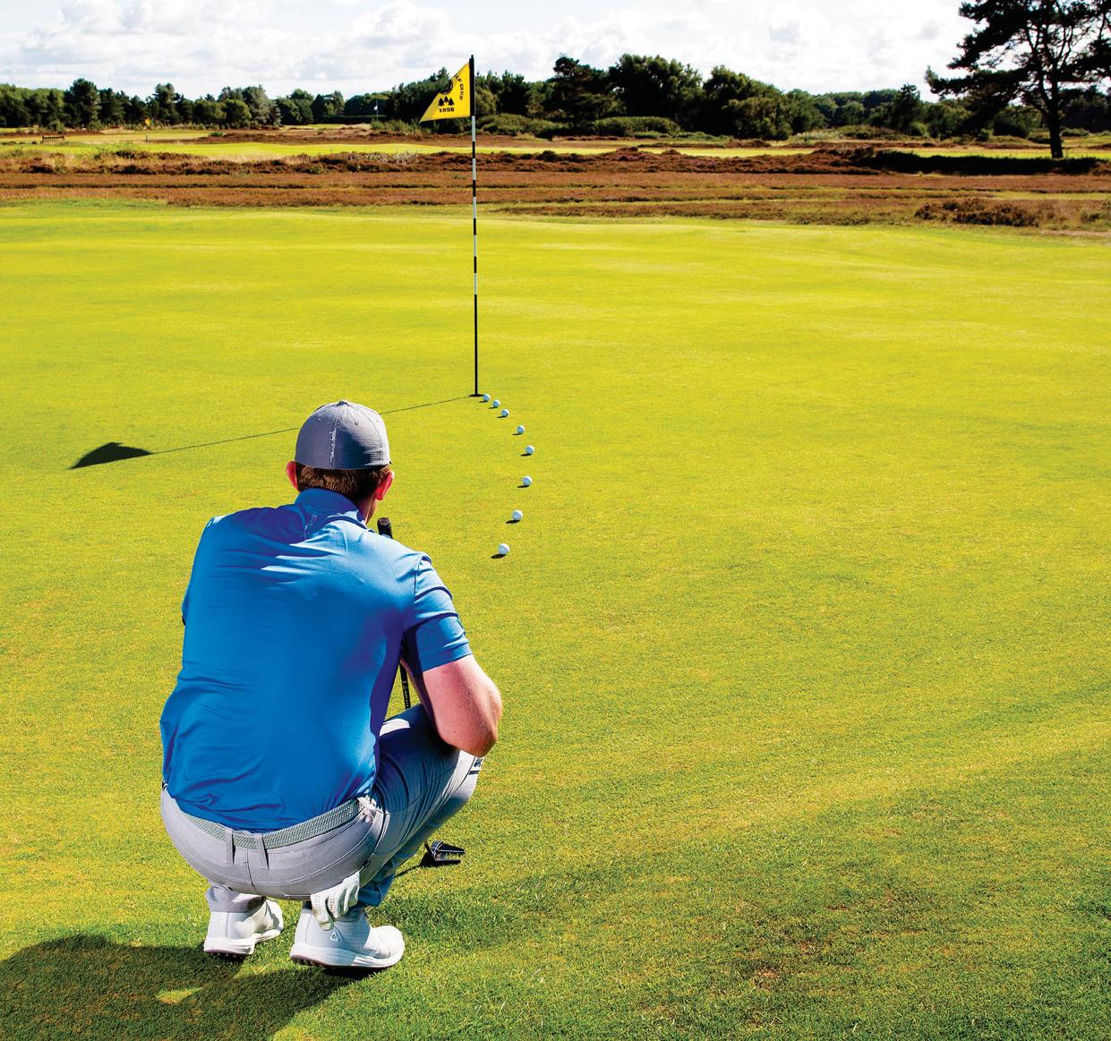 The key to reading greens