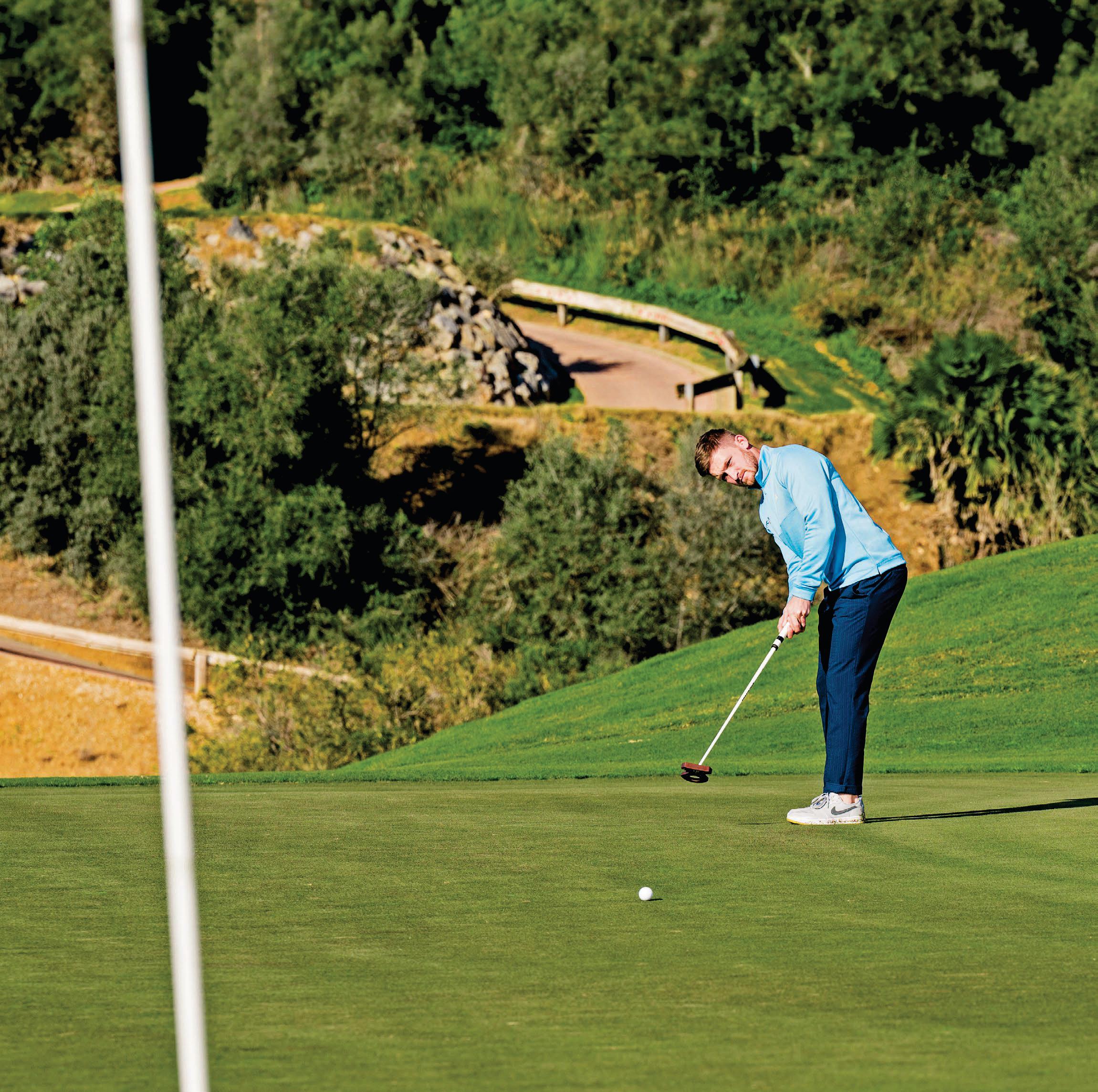 Master the putting stroke