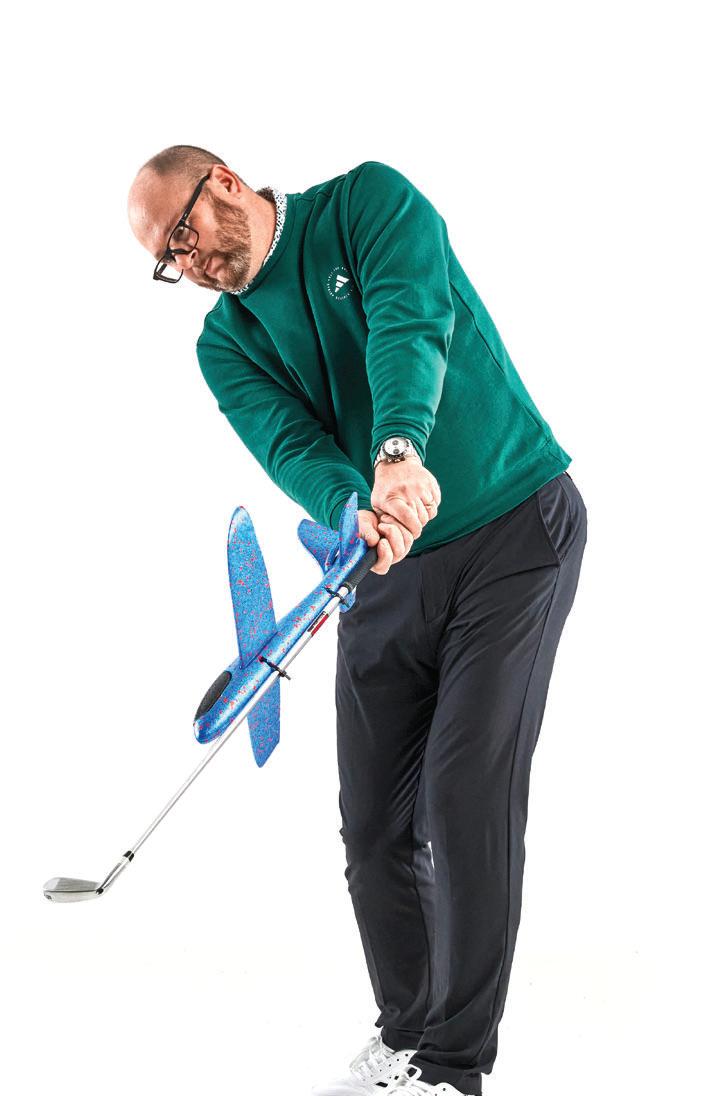 A 'plane' and simple iron-play drill