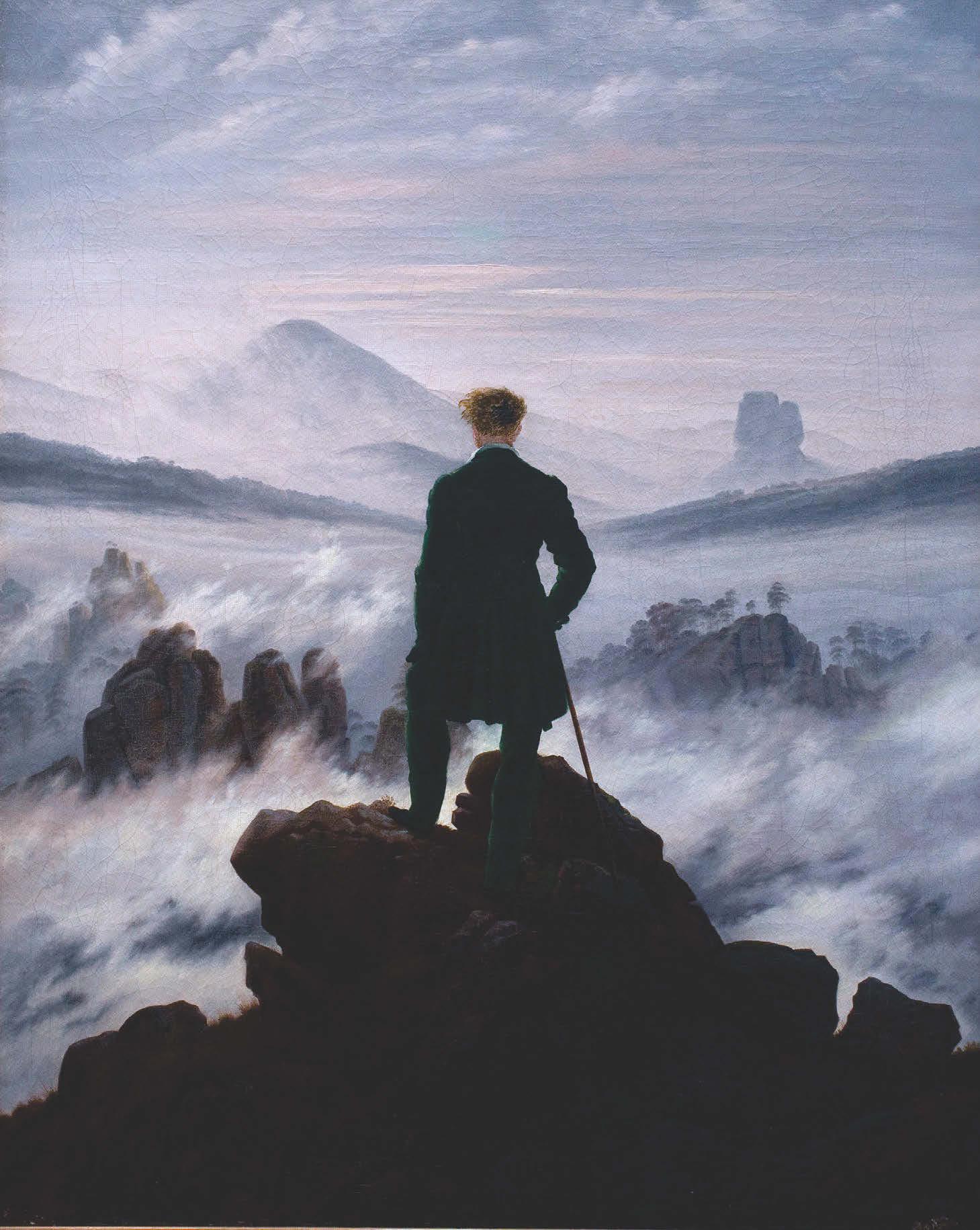 Wanderer above the Sea of Fog by Caspar David Friedrich