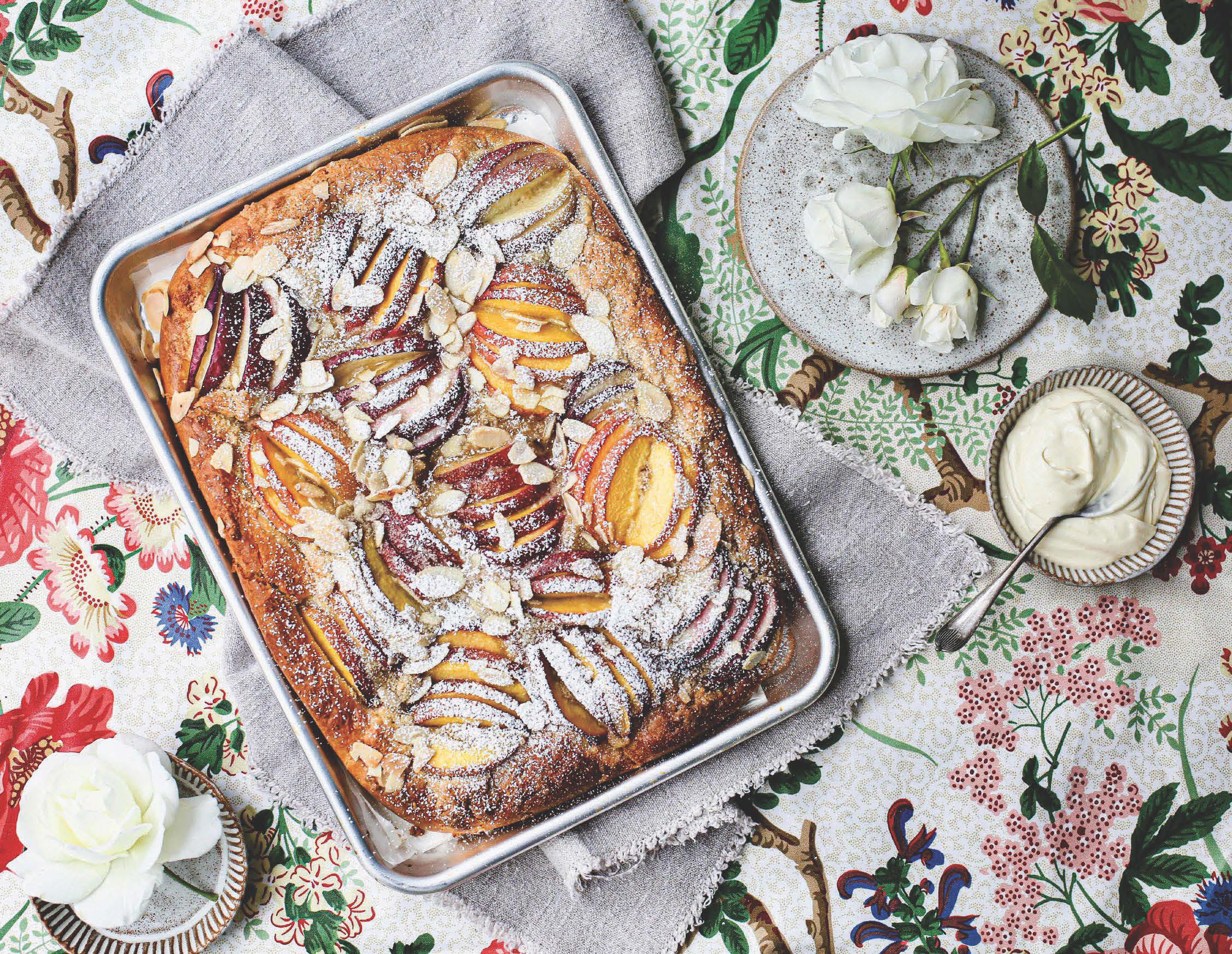 Kitchen garden cook Peaches