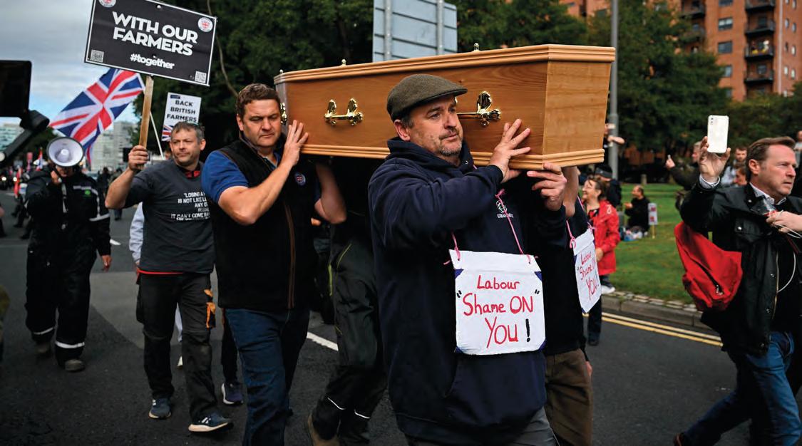Farmers vent fury at Labour's conference