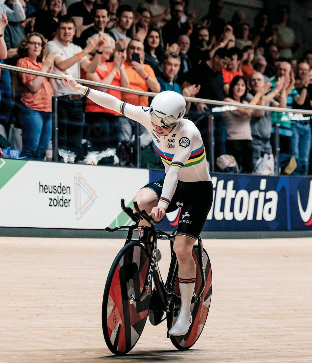 Morris and Charlton lead medal haul at Track Euros