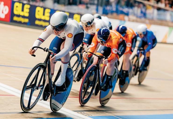 Edmunds seals 'unexpected' silver treble at Track Euros
