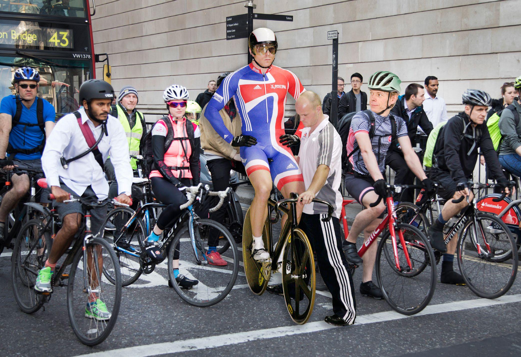 "Cycling in London is often weirdly competitive. For Tube strike days, it's worse"