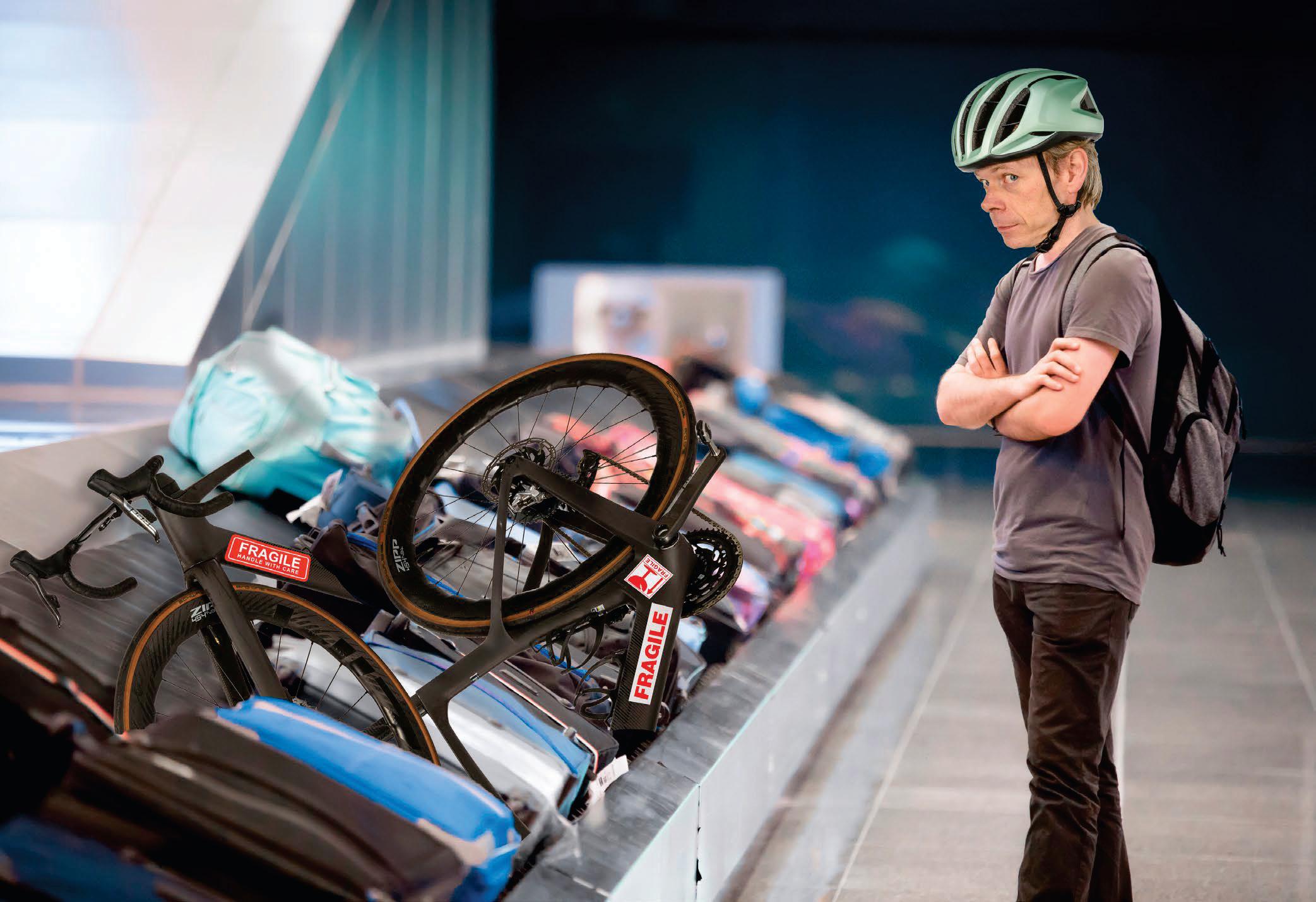 "The airport is essentially a giant bike crushing machine"