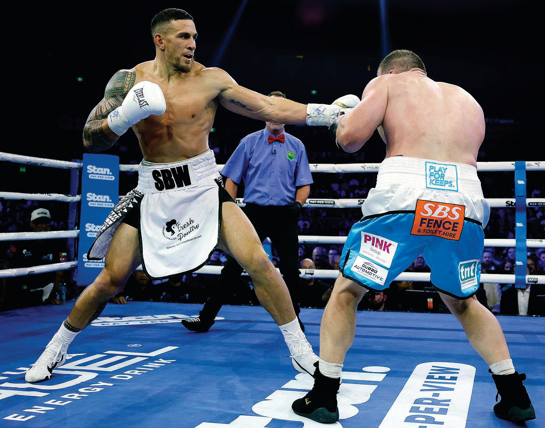 GO FROM PLAYING RUGBY TO BOXING