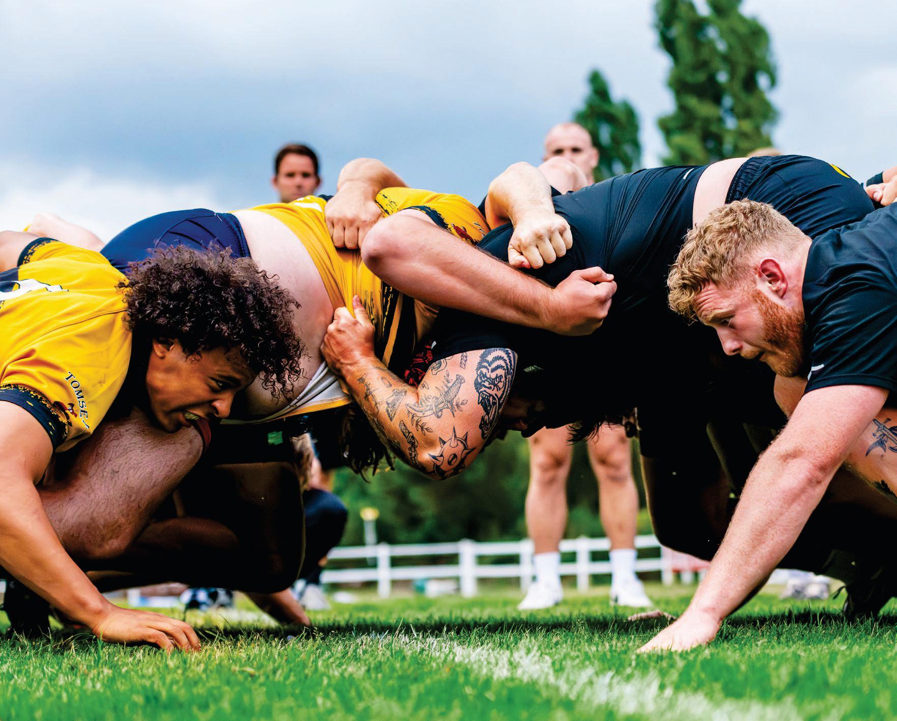 LAUNCH A RUGBY SCRUMMAGING COMPETITION