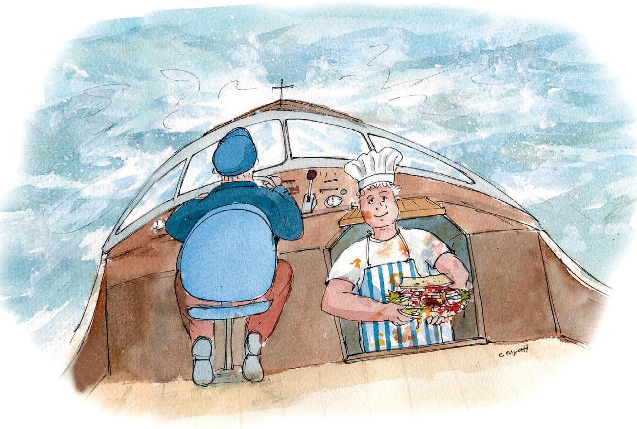 Bacon butties ruled the waves