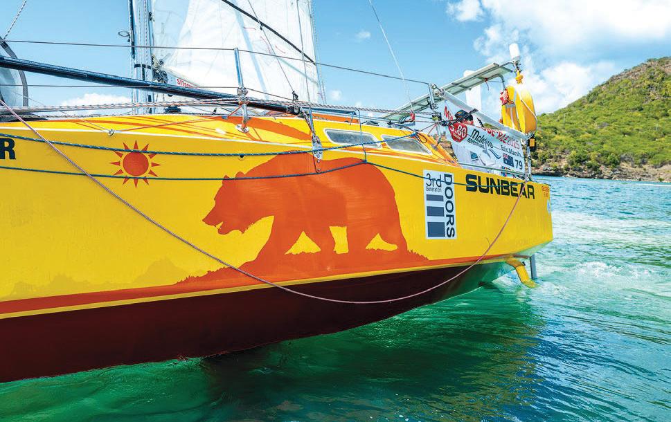 Safety lines save life of solo Mini Globe Race sailor after MOB