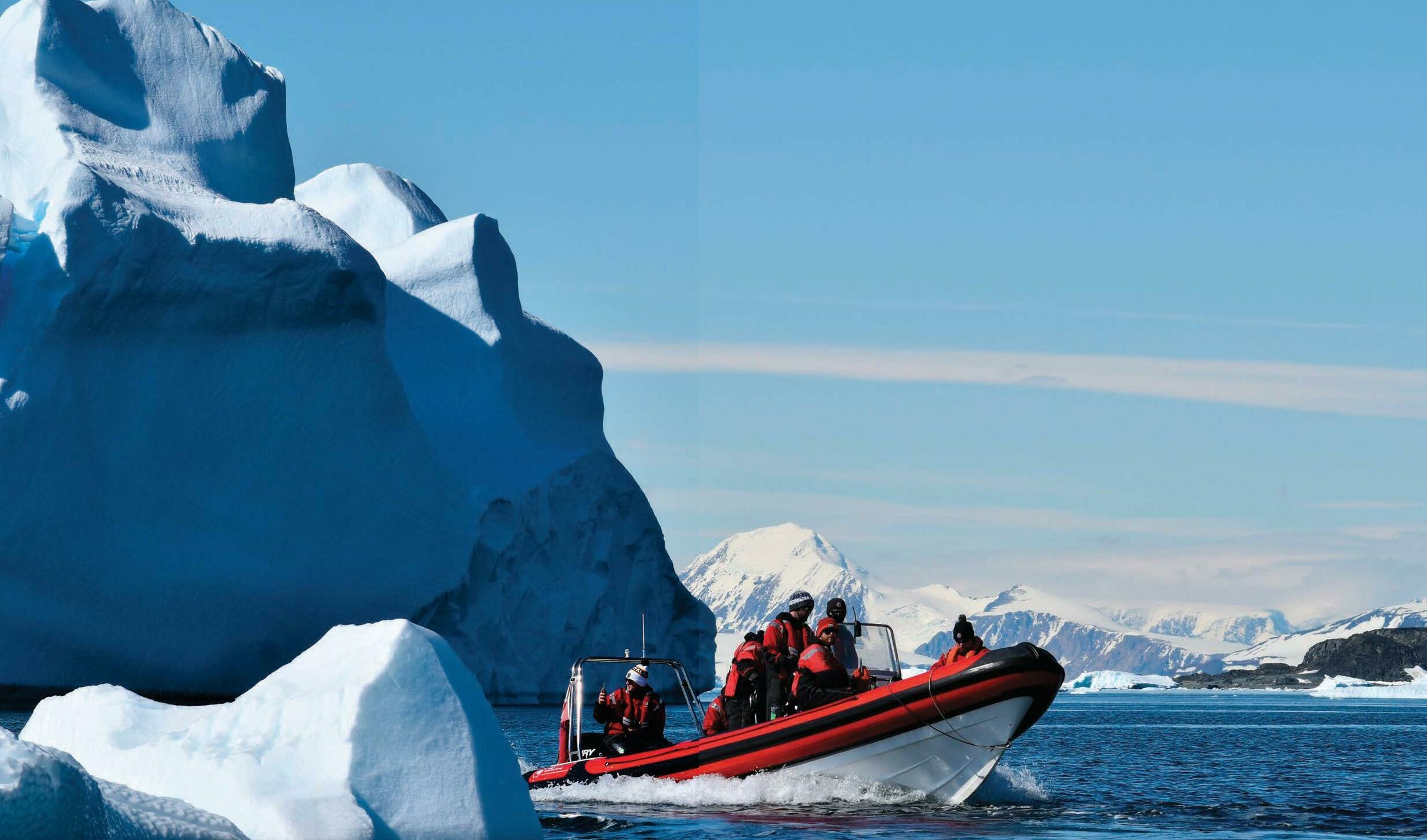 AMONG THE ICEBERGS