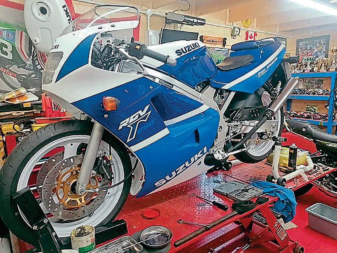 MARK ADAMS' SUZUKI RGV 250