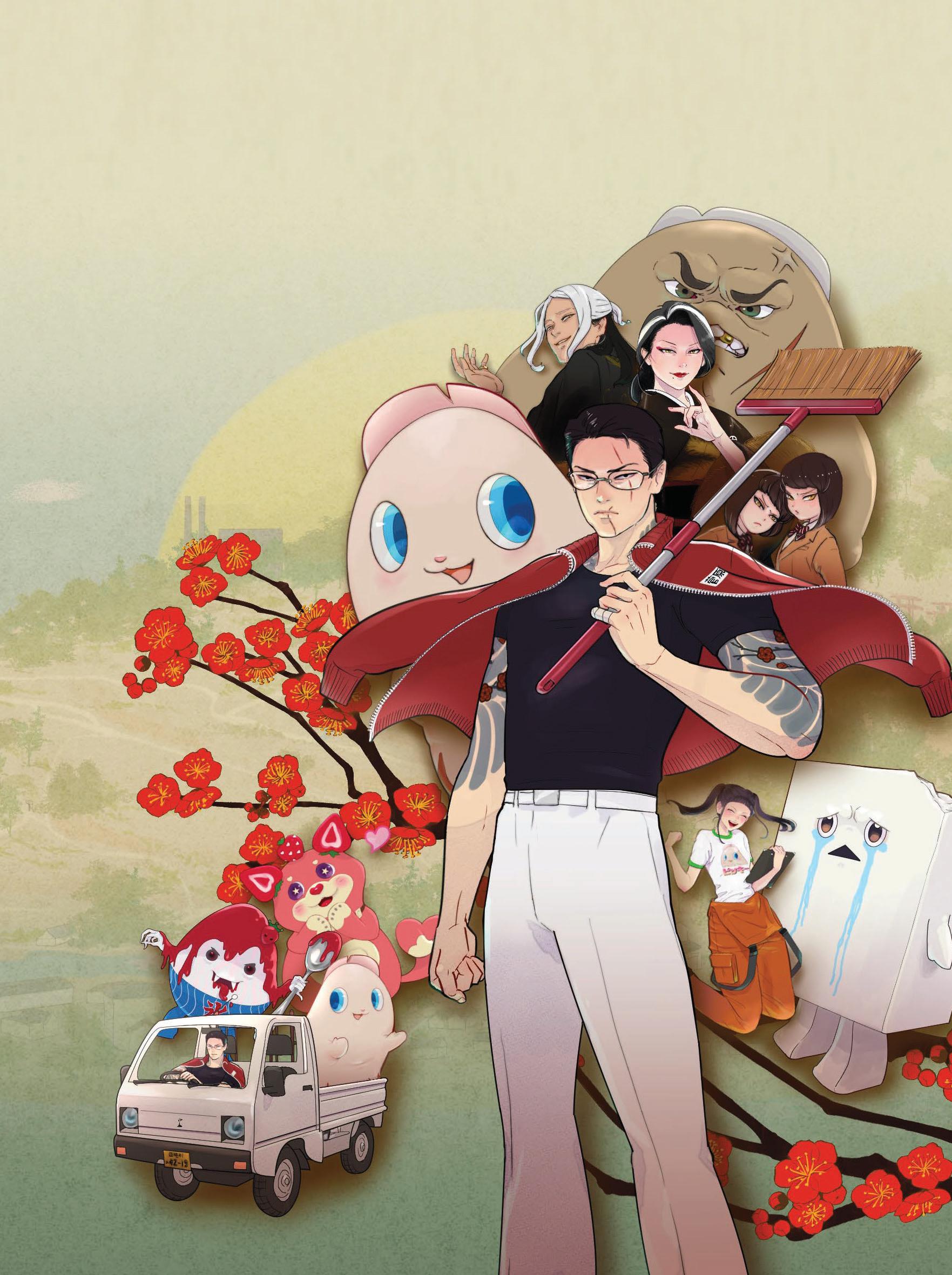 DRIVING AROUND ODDBALL JAPAN IN PROMISE MASCOT AGENCY