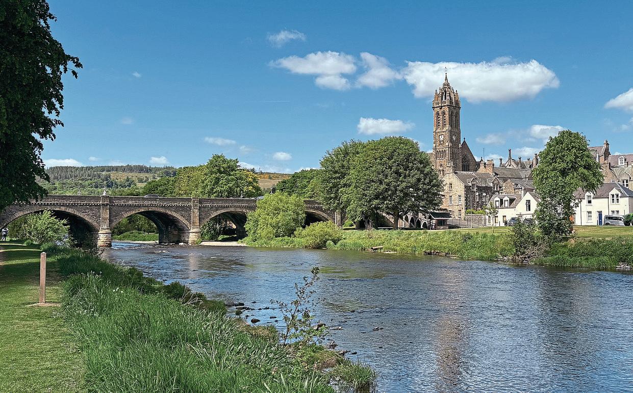 A river runs through it