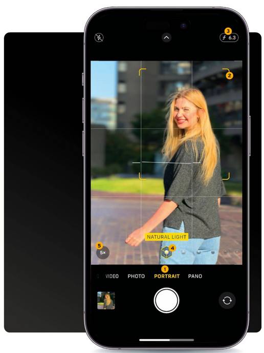 iPhone portrait photo guide