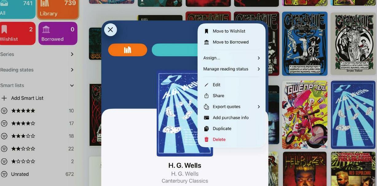 Track your book collection