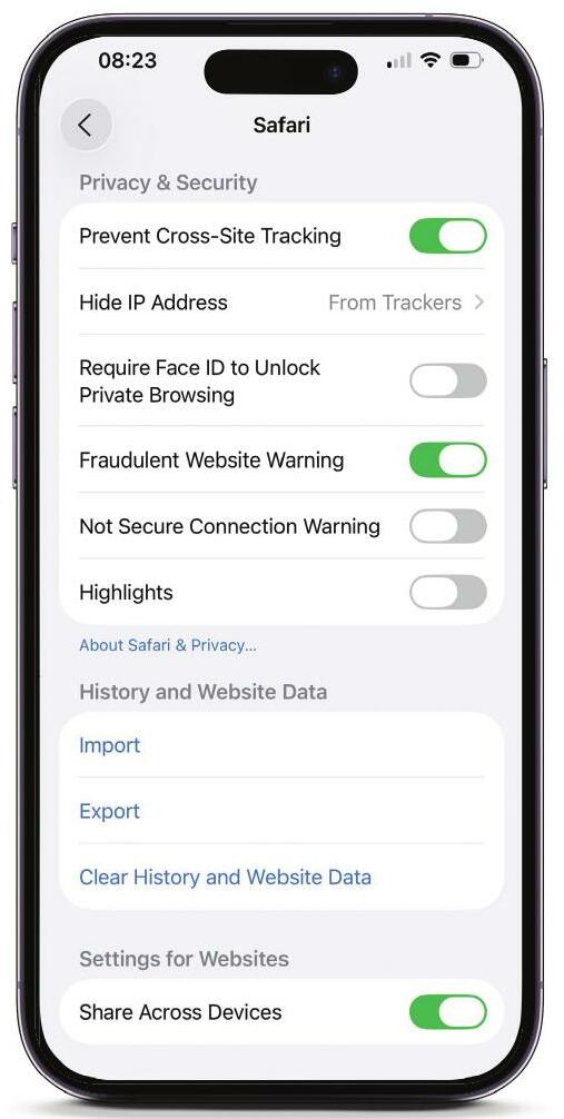 iOS software