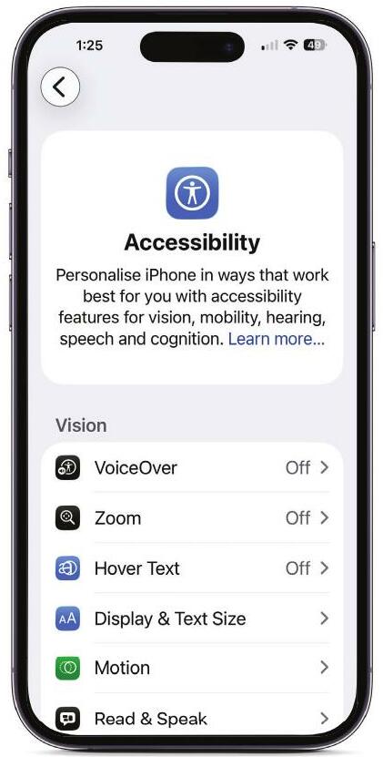 Make your iPhone more accessible