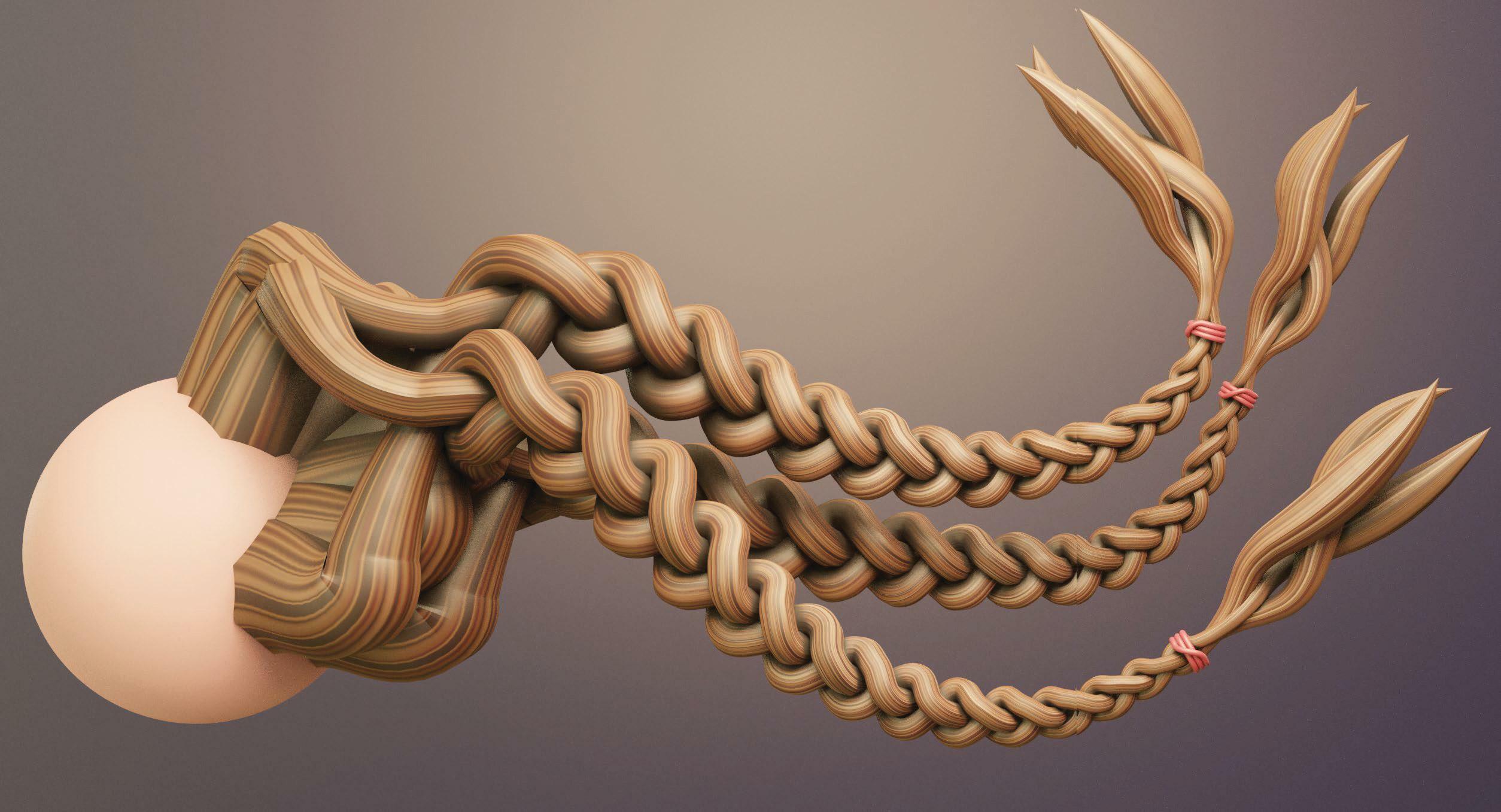 HOW DO I MAKE BRAIDED HAIR IN BLENDER?