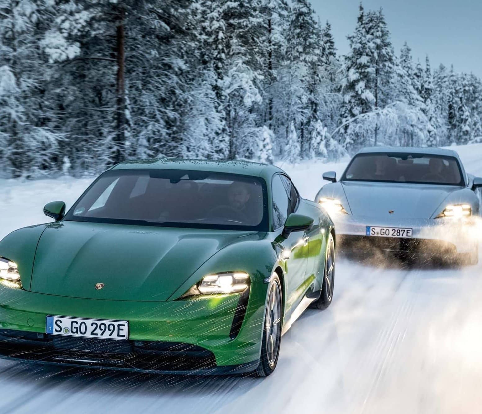 DRIFTING THE TAYCAN… IN FINLAND