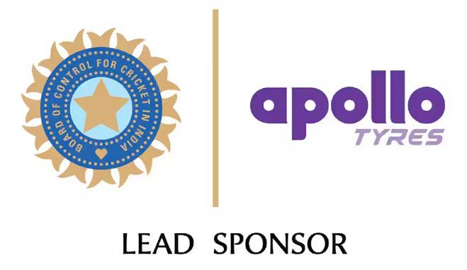 APOLLO TYRES BAGS TEAM INDIA SPONSORSHIP