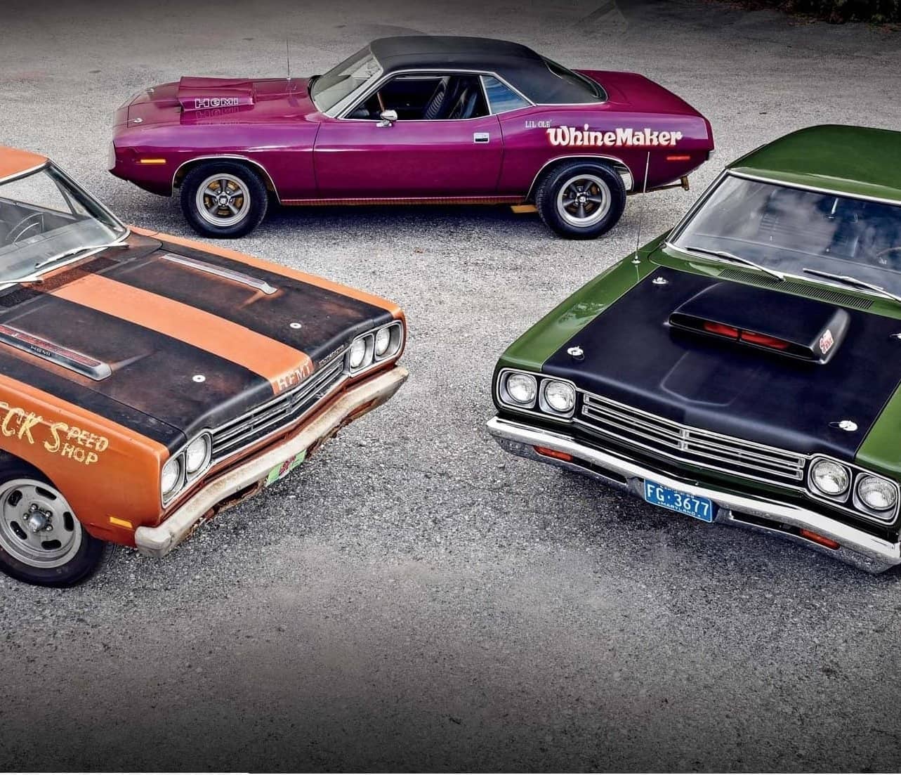 Three Mopar Survivor Cars Back on the Road: Two Have Hemis the Other is a 6BBL!