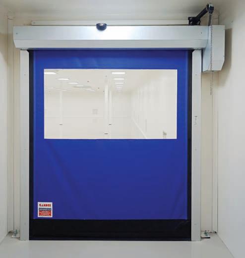 Ensuring clean room integrity with prime clean reset high-speed doors: Minimising air permeability and leakages