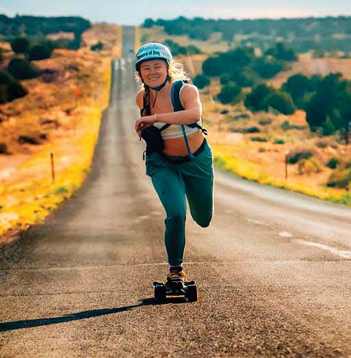 A SKATEBOARDER - HONORS HER STEPFATHER