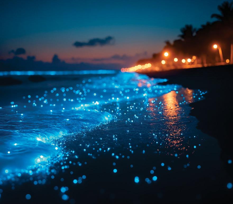 Blue stars in THE OCEAN