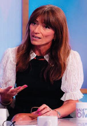 LORRAINE SUPPORTS DAVINA OVER SHOCK CANCER DIAGNOSIS