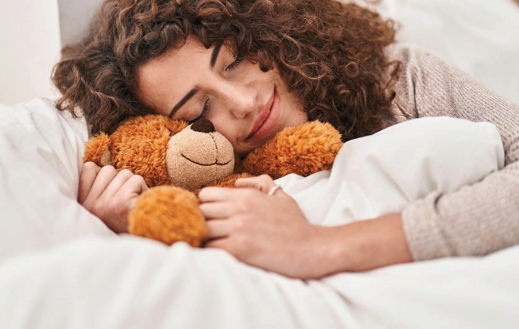 Are you ever too old to sleep with a cuddly toy?